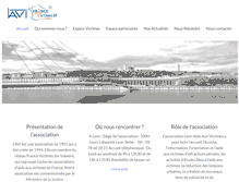 Tablet Screenshot of lyonaideauxvictimes.fr